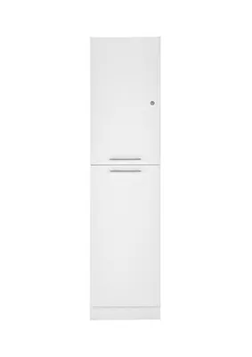 Produktbild von Waschmaschinenschrank Trockner Schrank Hochschrank 117 cm Weiß Clara Respekta
