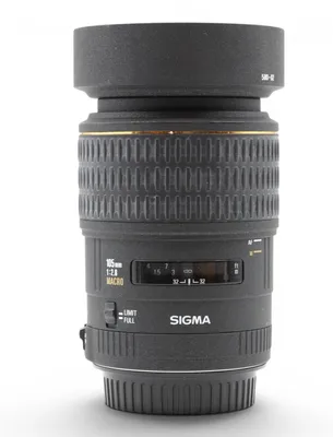 Produktbild von Sigma MACRO 105mm F2.8 EX DG Canon, 0,313m, 23,3°, Schwarz, 7,4 cm, 5,8 cm, 9,75 cm