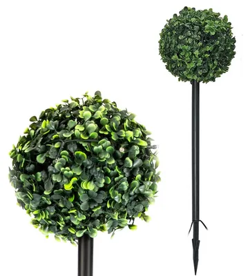 Zdjęcie produktu dla Zestaw lamp solarnych 3 kule bukszpanowe 27 led