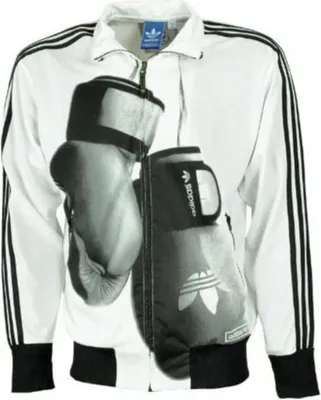 Produktbild von Adidas Herren Street Firebird Tracktop , Schwarz/Weiss ,  X32572 , Gr: S