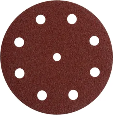 Produktbild von Schleifpapierscheibe, 9 Löcher K80 150mm