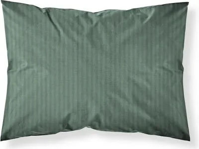 Produktbild von Kissenbezug, Schlafkissenbezug, Damast, 100% Baumwolle, Streifen 70x80 Grün