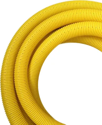 Produktbild von Drainagerohr DN50 25 m gelb PVC gelocht | Entwässerungssystem Abflussrohr Drainageschlauch Entwässerungsrohr Drainrohr Drainage Entwässerung