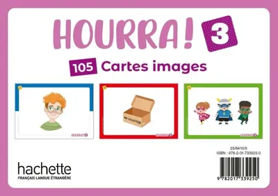 Zdjęcie produktu dla Hourra 3 karty obrazkowe - Hugues DENISOT, Stéphanie RIVASSEAU