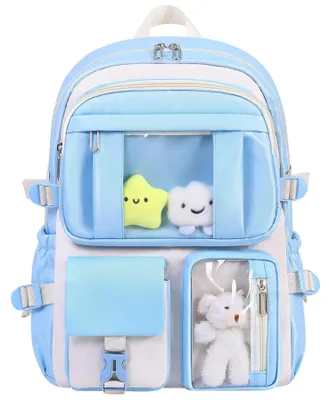 Produktbild von Kawaii Rucksack für Mädchen mit Bärenanhänger