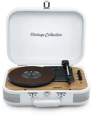 Image de Platine vinyle stéréo 3 vitesses 33/45/78t avec bluetooth - Muse - MT201WW -