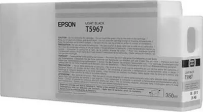 Produktbild von Epson Singlepack Light Black T596700 UltraChrome HDR, 350 ml, Light schwarz, Tinte auf Pigmentbasis, 350 ml, 1 Stück(e)