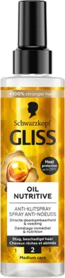Produktbild von Gliss - Hair Repair - Anti-Tangle Spray - Nähröl - Leicht kämmbares Haar - 200 ml - 1 Stück