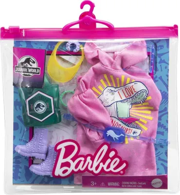 Image de Love Dinosaurs | Mattel GRD62 | Barbie Set de Vêtements de Poupée