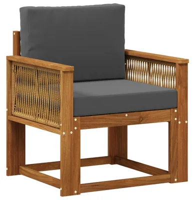 Produktbild von vidaXL Outdoor Mittelsofa Massivholz Akazie Natur