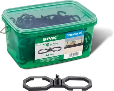 Obrázek produktu pro SPAX® 4009422545009 SPAX® Terrassen-Abstandshalter AIR 4,5 mm, 100 St.