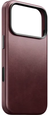 Produktbild von Leder Handyhülle für iPhone 18 Pro / 17 Pro mit MagSafe, Traditional Leather Case Horween Series, Dunkelrot