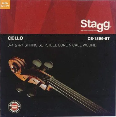 Productafbeelding van Cellosnaren Set 4/4 en 3/4 Formaat Stalen Kern