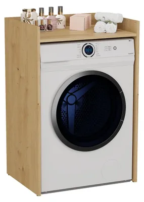 Immagine prodotto di Armadietto inferiore da bagno sopra la lavatrice MARGO - rovere artisan