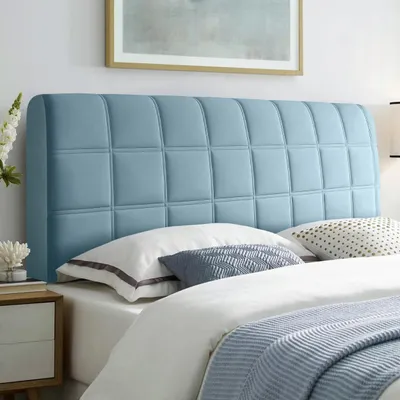 Immagine prodotto di Elzusha - Copripiumino imbottito per letto, colore blu scuro