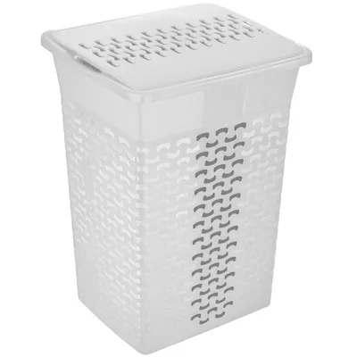 Immagine prodotto di Branq Cesto per biancheria Cotone 35l - bianco antico
