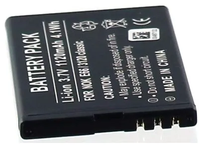 Produktbild von Akku für Bea-fon S35I Li-Ion 3,7 Volt 1120 mAh schwarz.