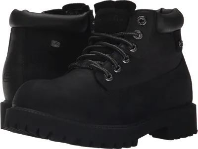Produktbild von Skechers Sergeants Verdict, Herren Halbschaft Stiefel, Schwarz (BOL), 45 EU