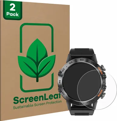 Produktbild von 2x ScreenLeaf Schutzfolie für LIGE BW1846A 1.39" nachhaltiger Displayschutz Display Schutz Folie Klar Transparent