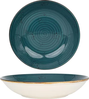 Zdjęcie produktu dla Głębokie talerze By Bone – Harmony Tropical – porcelana – 25 cm (1300 cm3)