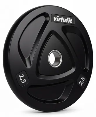 Image de Disque olympique en caoutchouc VirtuFit 2,5 kg à 3 poignées