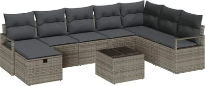 Productafbeelding van vidaXL Set van 6 tuinmeubels, polyrotan