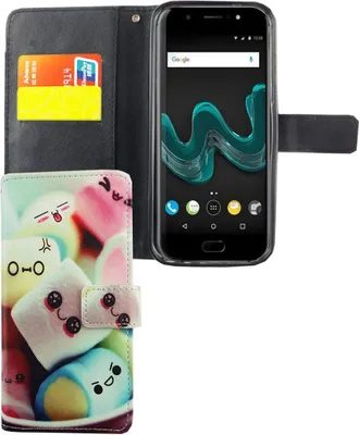 Produktbild von Handyhülle Tasche für Handy Wiko Wim Schriftzug Marshmallows
