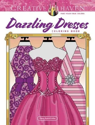 Produktbild von Creative Haven Dazzling Dresses Coloring Book