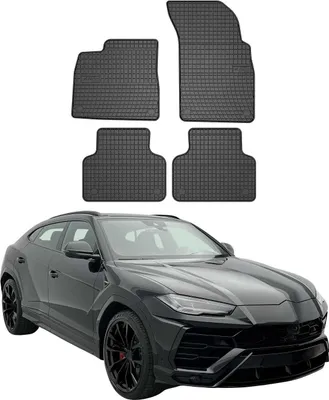 Produktbild von OMAC Gummi Fußmatten für Audi Q7 Q8 2015-2025 Automatten Gummi Schwarz 4tlg