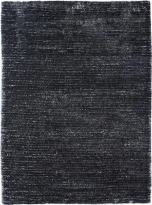 Zdjęcie produktu dla Antracytowy dywan z efektem jedwabistości 190x200