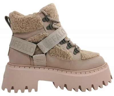 Imagen del producto de Buffalo Aspen Com Mid Warm: Botas de cordones rosas para mujer, estilo casual