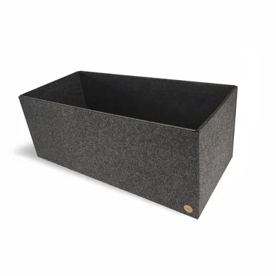 Produktbild von Aufbewahrungsbox CLEAN Filz 33 x 70 x 28 cm ohne Deckel in anthrazit meliert