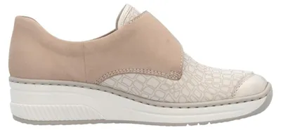 Produktbild von Rieker Damenschuhe Halbschuhe Slipper Beige Freizeit