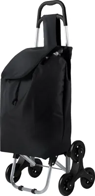 Produktbild von Einkaufstrolley Treppensteiger Klappbarer Einkaufswagen Schwarz Shopping Trolley Einkaufstasche Einkaufsroller