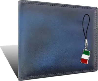 Produktbild von Portemonnaie blau Florence Leder D2OPF100B