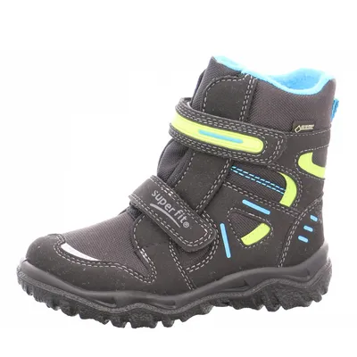 Produktbild von Superfit Husky Jungen Texboots in schwarz, Größe 33