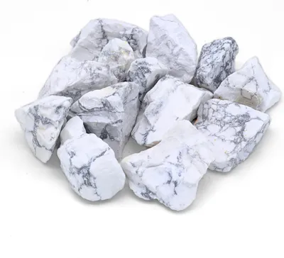 Produktbild von LAVISA Premium Heilsteine Edelsteine Set | Natürliche Kristalle für Dekoration und Wohlbefinden | 100% Natursteine Mineralsteine (Howlith)