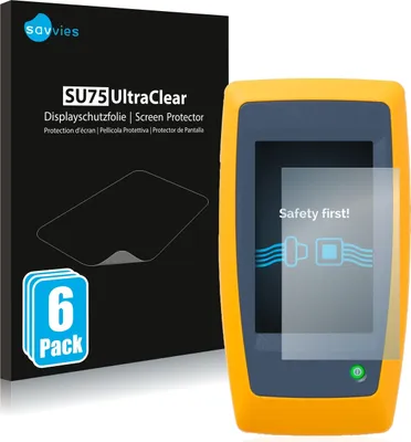 Produktbild von 6x Für Fluke LinkIQ Schutzfolie Savvies Displayschutz Display Schutz Folie Klar Transparent