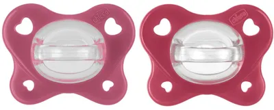 Image de Smoczek PhysioForma Dual Soft, rose, pour bébés de 16 à 36 mois, lot de 2