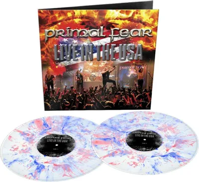 Produktbild von Primal Fear: Live In The USA (Reissue) (Limited Edition) (White/Blue/Red Marbled Vinyl) - - (Vinyl / Pop (Vinyl))