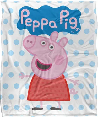 Obrázek produktu pro Prasátko Peppa - Deka, logo TV18771 (jedna velikost) (bílá)
