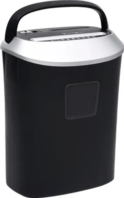 Produktbild von vidaXL Aktenvernichter 10 Blatt Kreuzschnitt Schwarz
