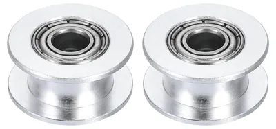2 Stück 2GT Zahnriemenscheibe, 5 mm Bohrung, 18 mm Ø, 6 mm Breite