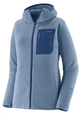Produktbild von Patagonia Damen R1® Air Fleece Full-Zip Hoody Barnacle Blue : L Größe: L