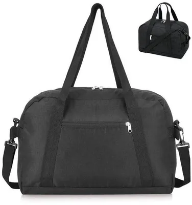 Zdjęcie produktu dla Wodoodporna torba sportowa Unyqoos® dla kobiet, kompaktowa, o wymiarach 40 x 20 x 25 cm – wykonana z poliestru 600D, z regulowanym paskiem na ramię i uchwytem, idealna do ćwiczeń i na weekend