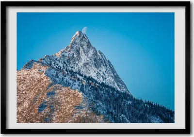 Produktbild von Bild - Bilderrahmen - 100 cm x 70 cm - MDF - Rahmen - Foto - Wandkunst Tatra Giewont