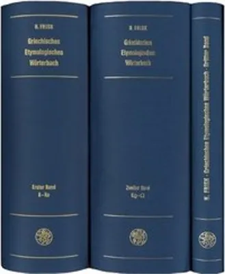 Obrázek produktu pro Griechisches Etymologisches Wörterbuch