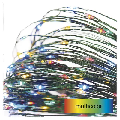 Image de EMOS LED Noël nano chaîne verte multicolore 15m D3AM03
