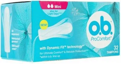 Produktbild von O.b. Procomfort Mini Tampón 32 U