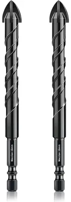 Produktbild von Fliesenbohrer 2tlg. 16mm Kreuz Wolframkarbid für Fliesen, Keramik, Glas, Mauerwerk